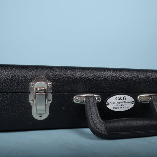 G&G Stratocaster / Telecaster Hardshell Case Black with Black Interior