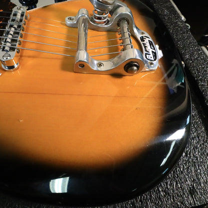 2012 Fender Japan Custom Order Mustang 2-Tone Sunburst w/ Factory Bigsby B5