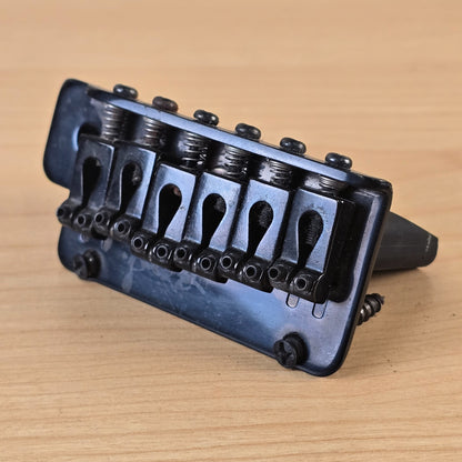 Puente de trémolo para guitarra eléctrica de 6 selletas, hecho en Japón - Negro