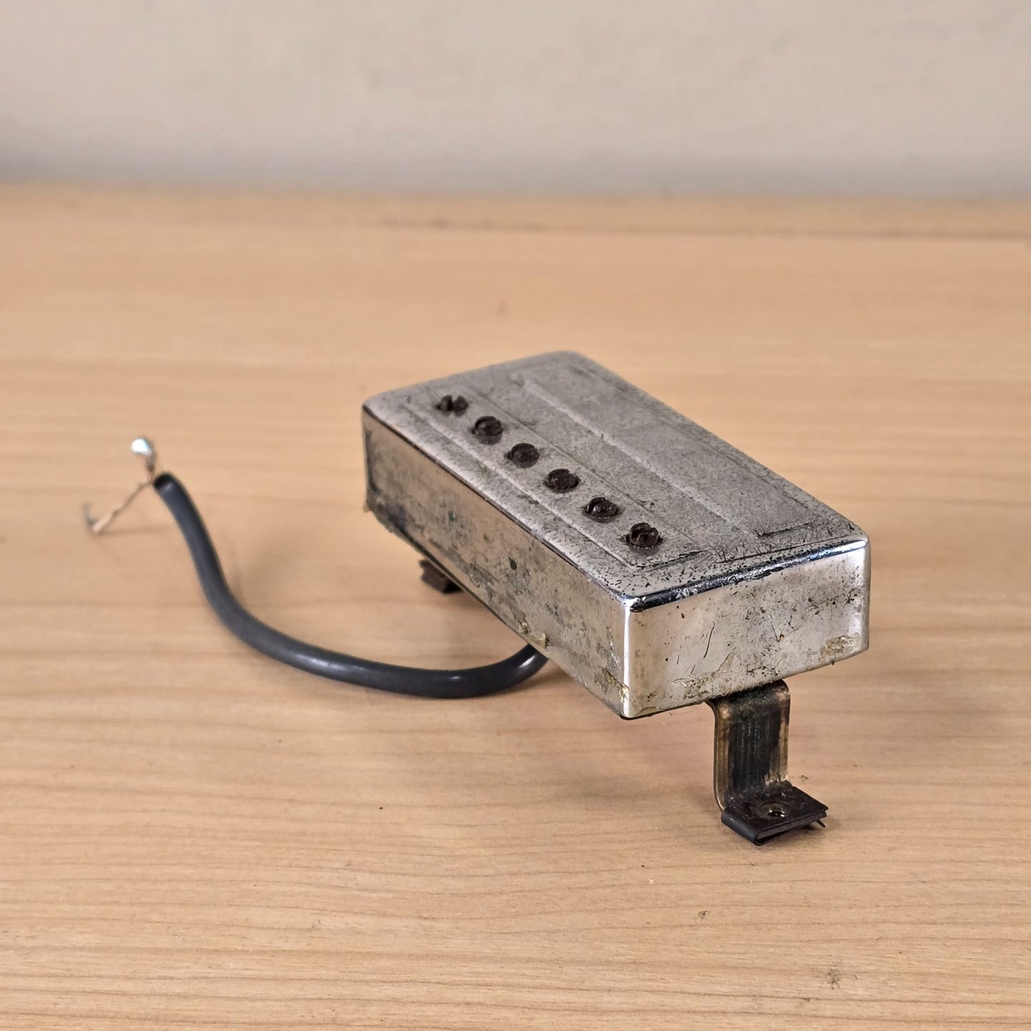1970's Vintage Guild Anti-Hum LB-1 Little Bucker Bridge Pickup Chrome