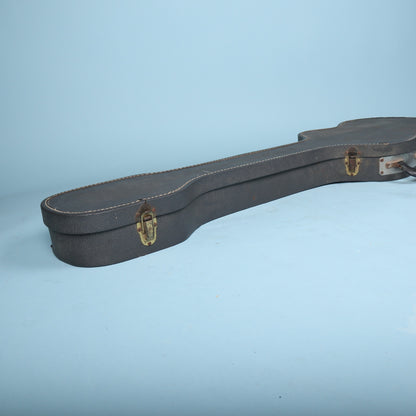 Vintage Hagstrom H-8 8 String Bass Guitar Hardshell Case Orange Interior