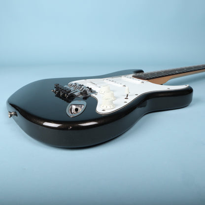 1989 Fender MIJ Stratocaster Black Flake Floating Tremolo