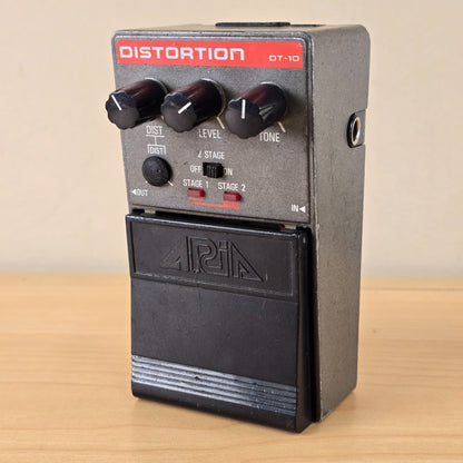 Aria DT-10 Distortion Pedal Vintage 1980s Made in Japan