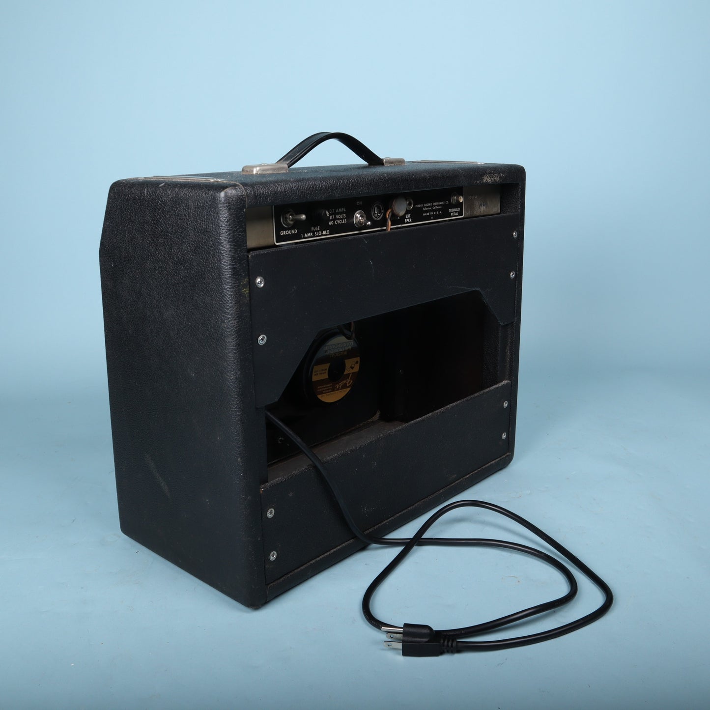 1964 Vintage Fender Princeton 6G2 Tuxedo Tube Combo Amp