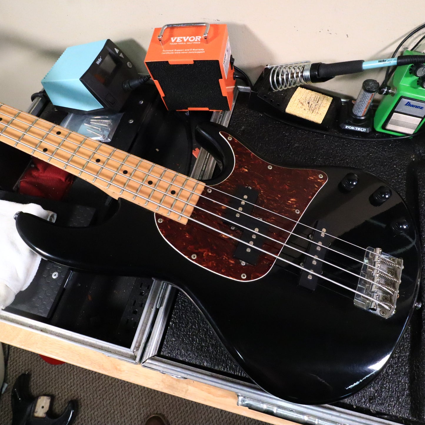 Ibanez 1995 TR Series TRB80 PJ Electric Bass Guitar Black
