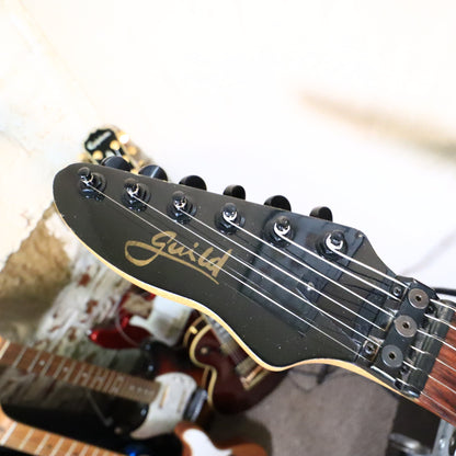 Angled view of the headstock face on the workbench