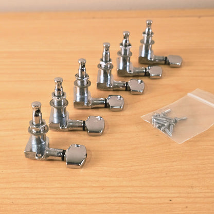 1970s Schaller Mini Made in West W. Germany Tuners 6-in-line 2-Tab