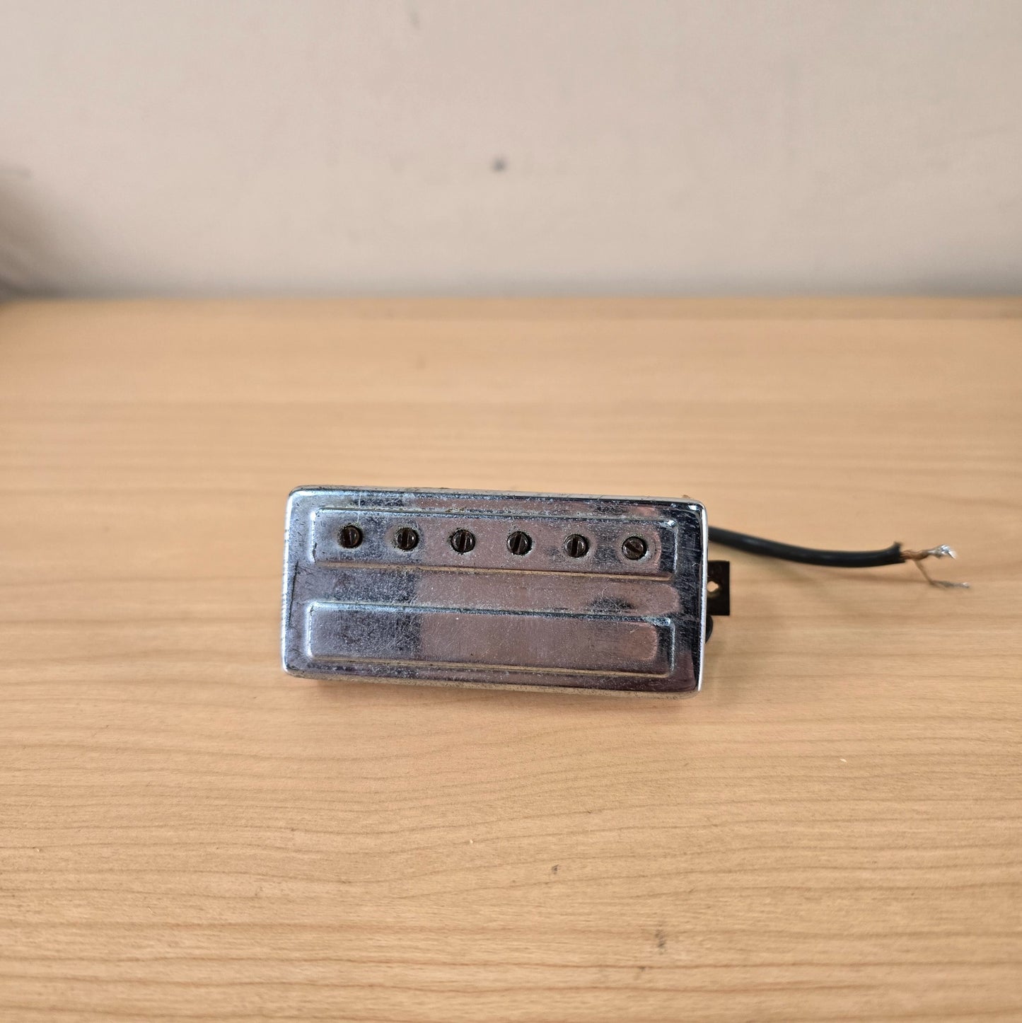 1970's Vintage Guild Anti-Hum LB-1 Little Bucker Bridge Pickup Chrome
