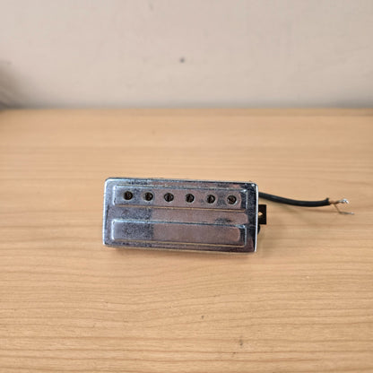 1970's Vintage Guild Anti-Hum LB-1 Little Bucker Bridge Pickup Chrome