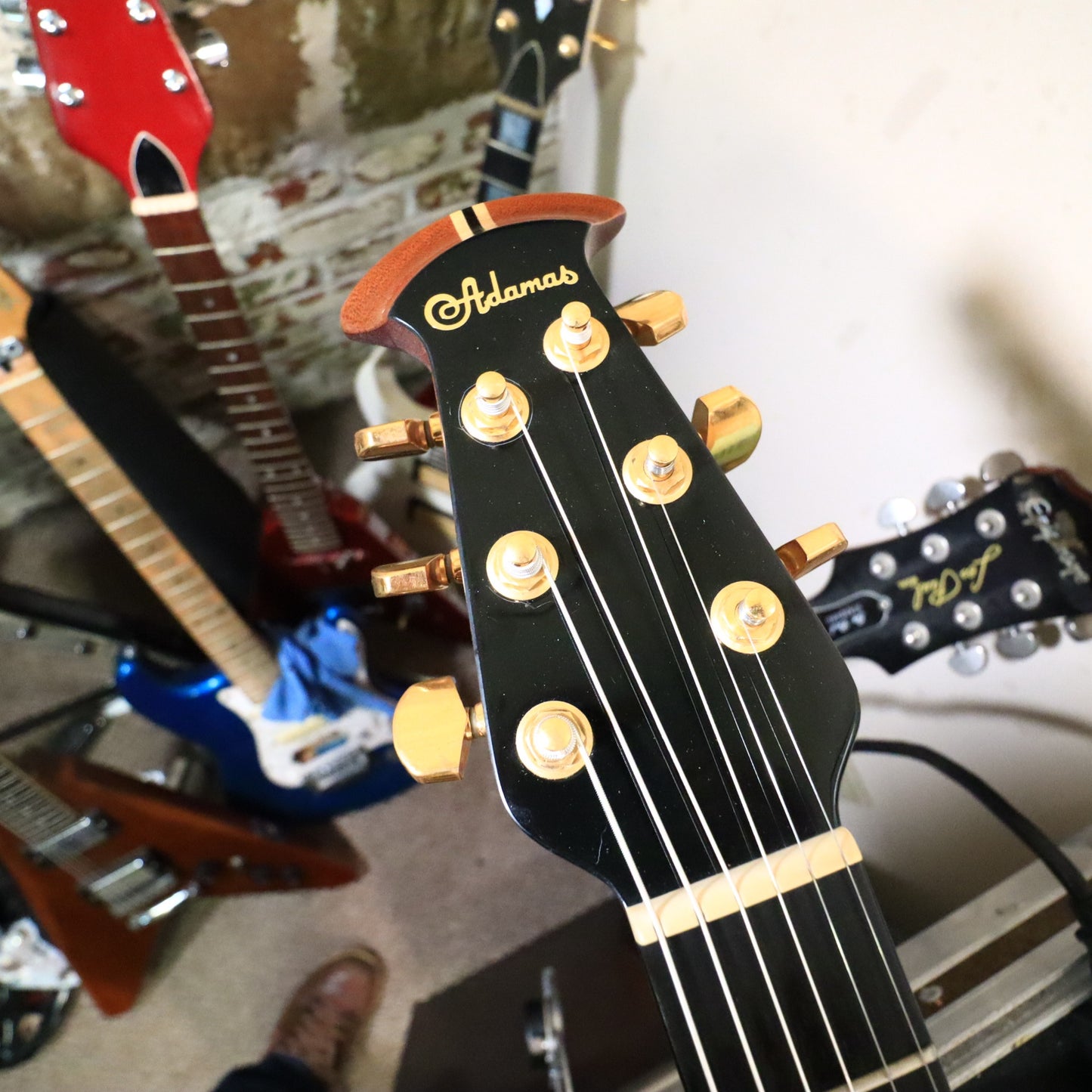 Adamas by Ovation 1597 Acoustic-Electric Guitar Black USA