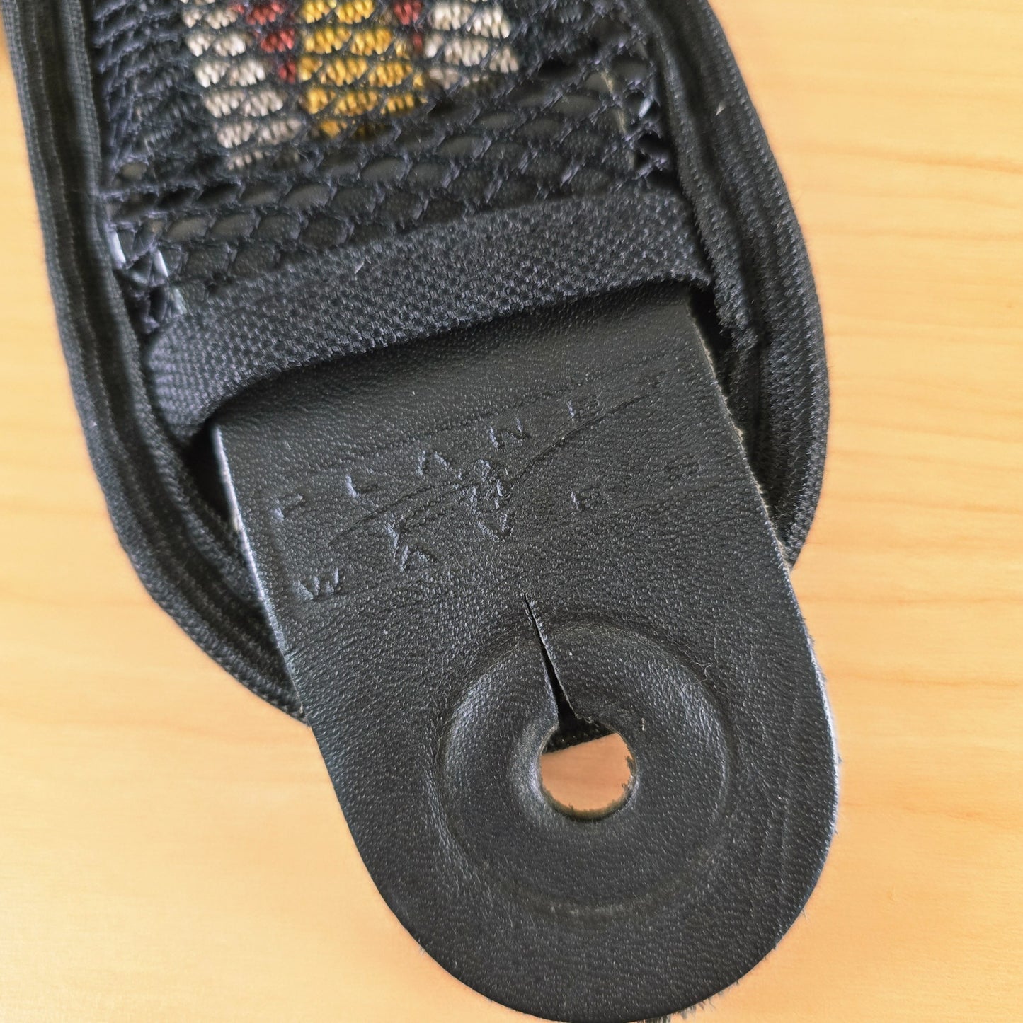 Planet Waves Woven Geometric Guitar Strap with Bass Shoulder Pad