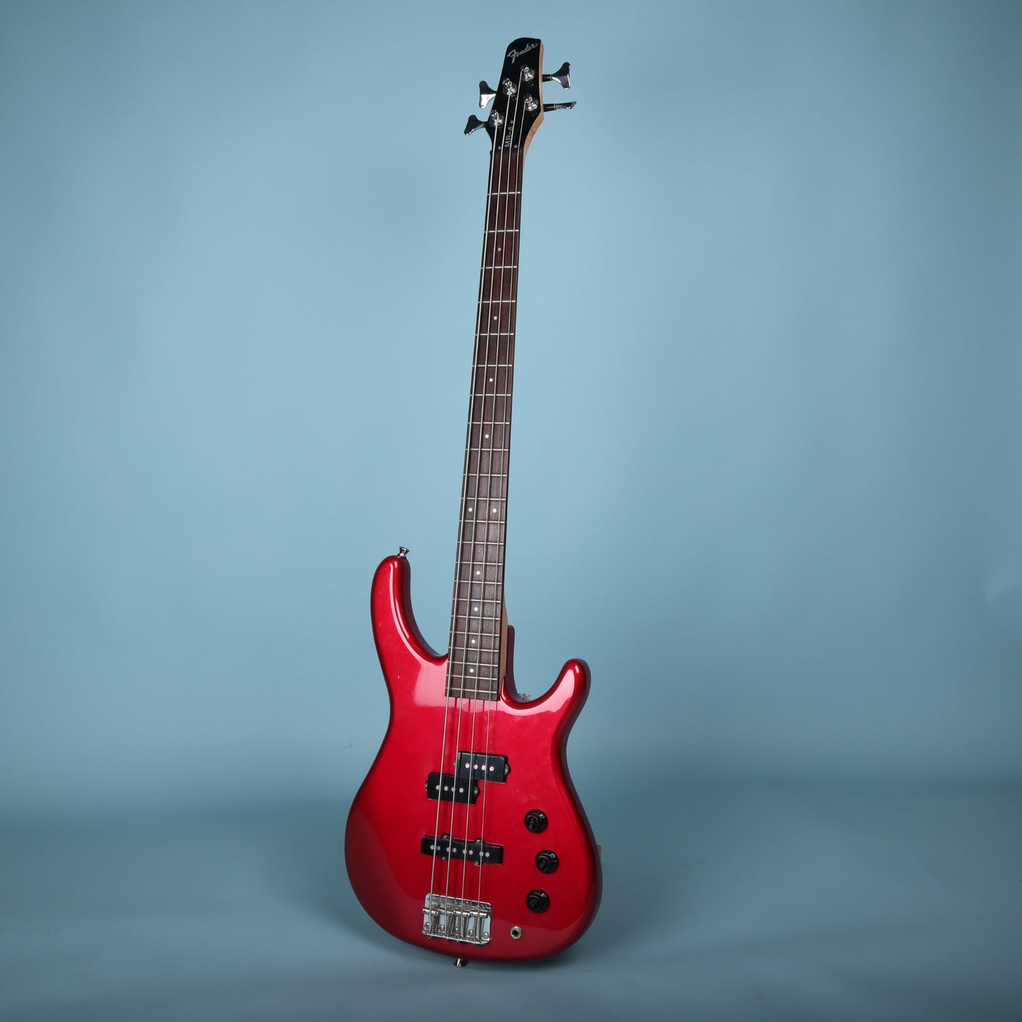 Fender MB-4 Modern Bass Chrome Red Made in Japan MIJ 32" Medium-Scale