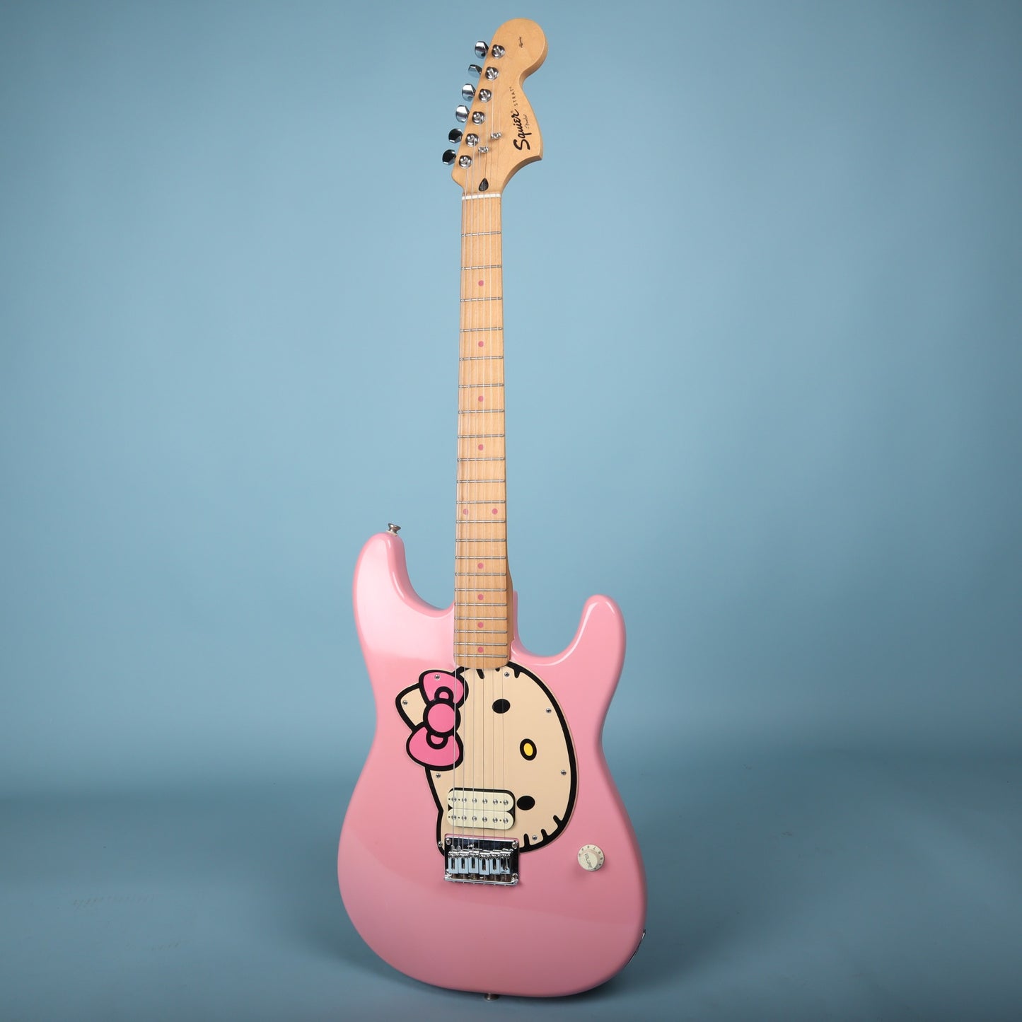 2006 Squier Hello Kitty Stratocaster Pink Electric Guitar