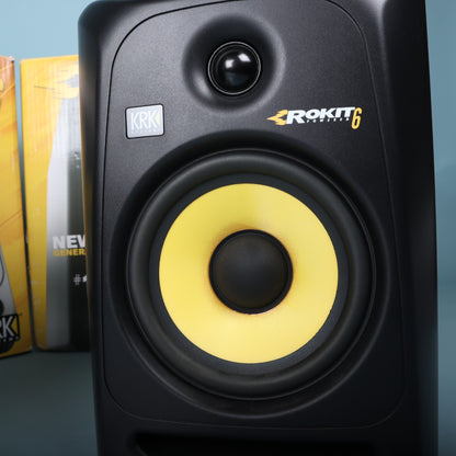 KRK Rokit 6 G3 Powered Studio Monitors (Pair) with Boxes
