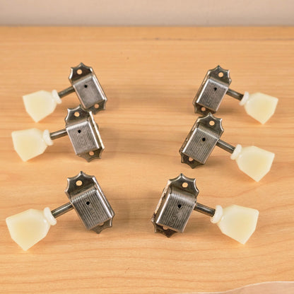 Kluson Deluxe Aged 3x3 Tuning Tulip Machines for Gibson
