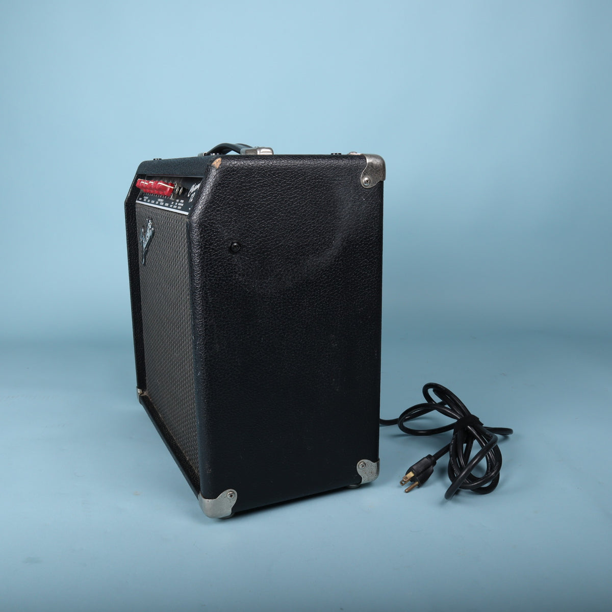 1980s Fender Champ 12 Red Knob Tube Guitar Amplifier