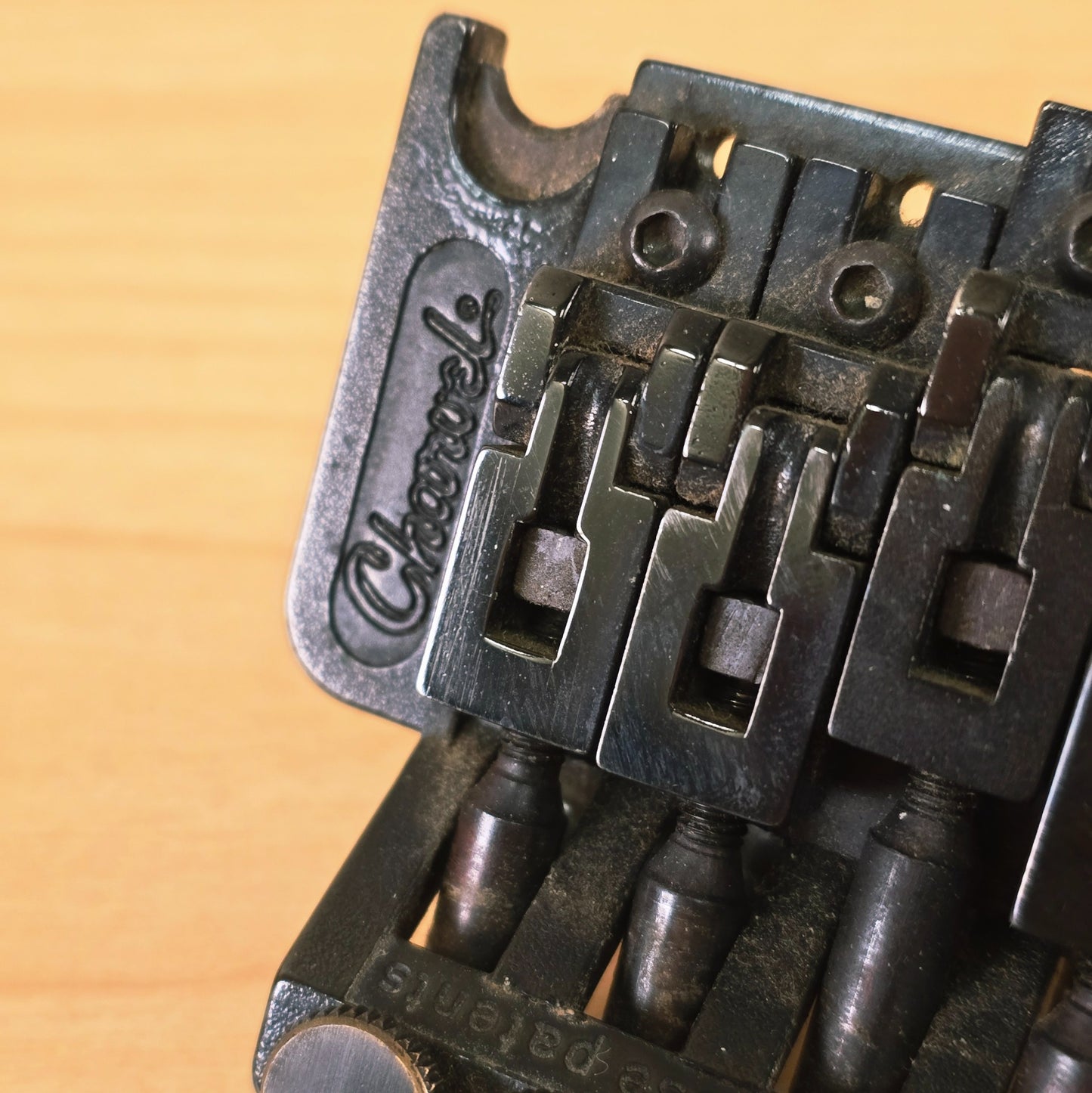 Vintage CHARVEL Jackson Floyd Rose Schaller JT-590 Tremolo Bridge BLACK GERMANY