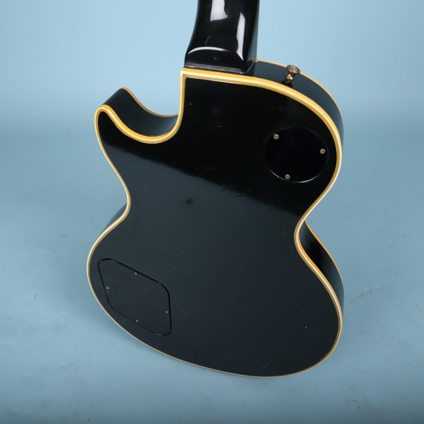 1973 Gibson Les Paul Custom Ebony Black Beauty *Headstock Repair*