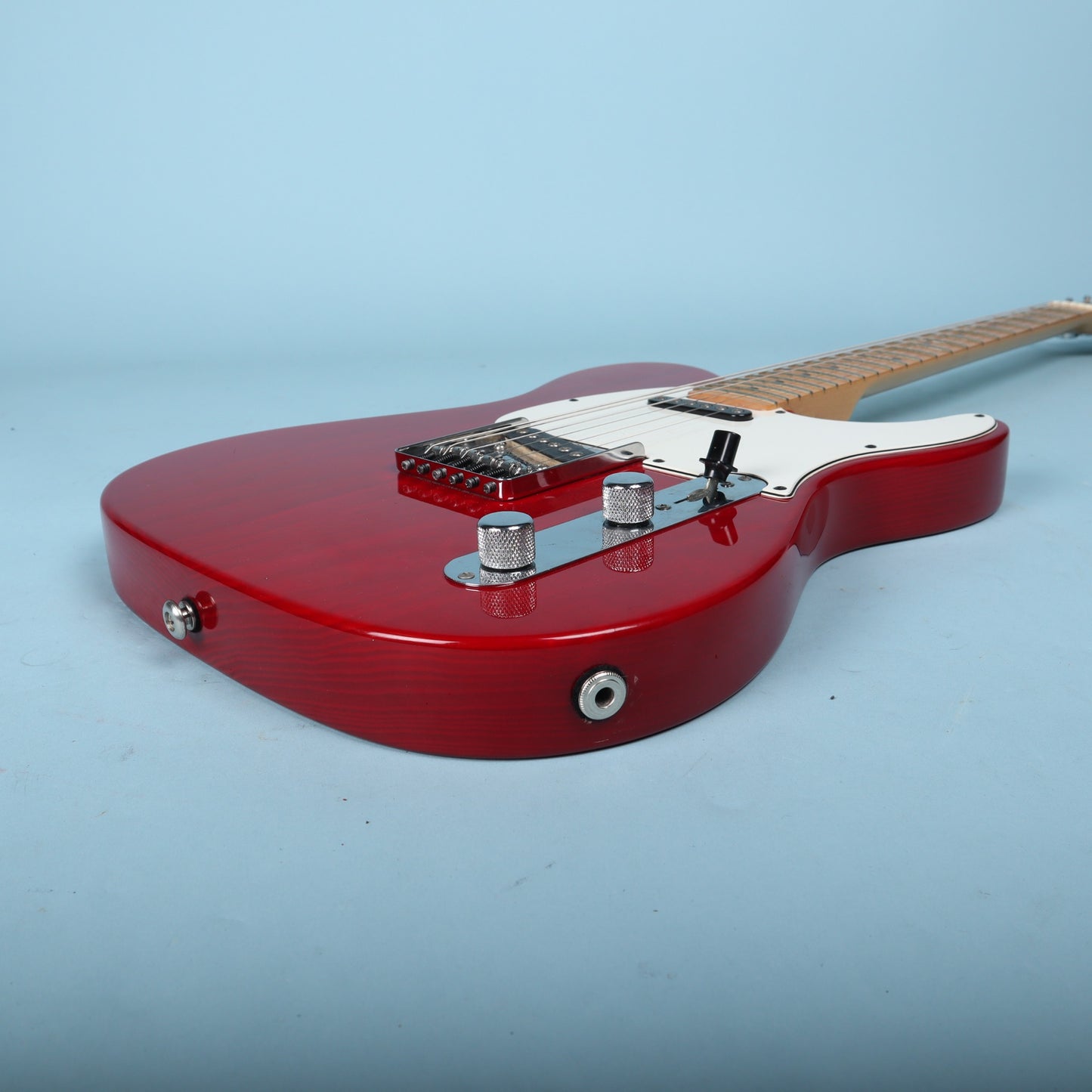 1992 G&L USA ASAT Classic Transparent Red Maple Neck