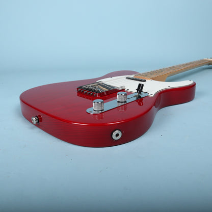 1992 G&L USA ASAT Classic Transparent Red Maple Neck