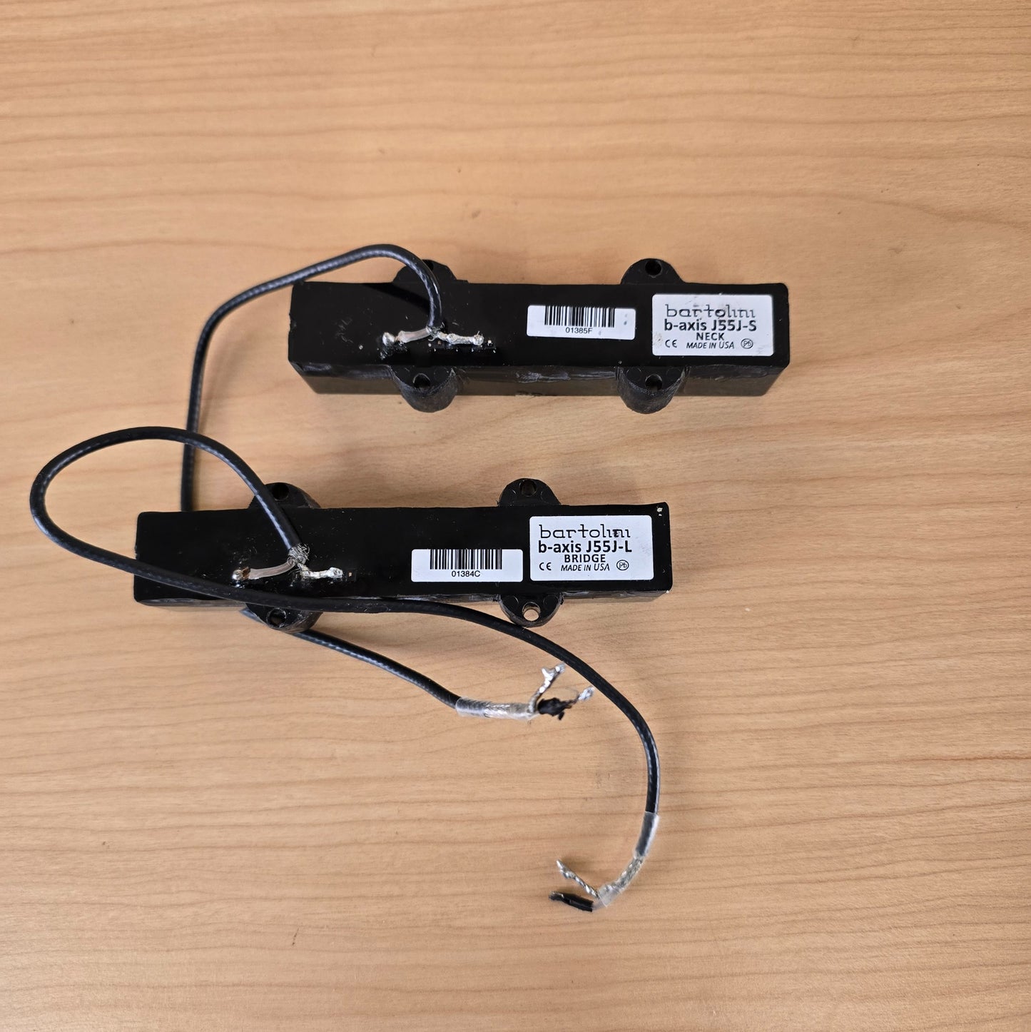 Bartolini B-Axis J55J 5-String Jazz Bass Pickup Set - Neck & Bridge